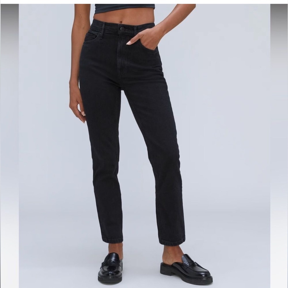 Everlane The Original Cheeky Jean-Washed Black- 27 Regular